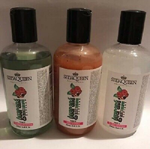 CIRUGÍA CAPILAR BIOTERAPIA CAPILAR GUARANA SEDA QUEEN (3 STEPS) 250 ML