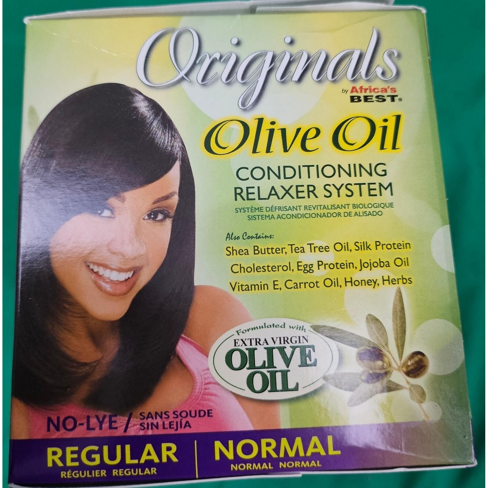 Africas Best Originals Organics Olive Oil Conditioning Cream Relaxer System