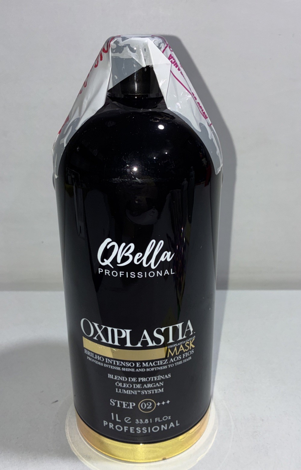 New Qbella Oxiplastia Step 2 Mask, Intense Shine & Softness, 1 Liter