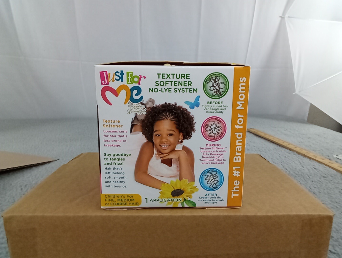 Soft & Beautiful Just For Me Texture Softener No-Lye System ~ 1 Application Kit