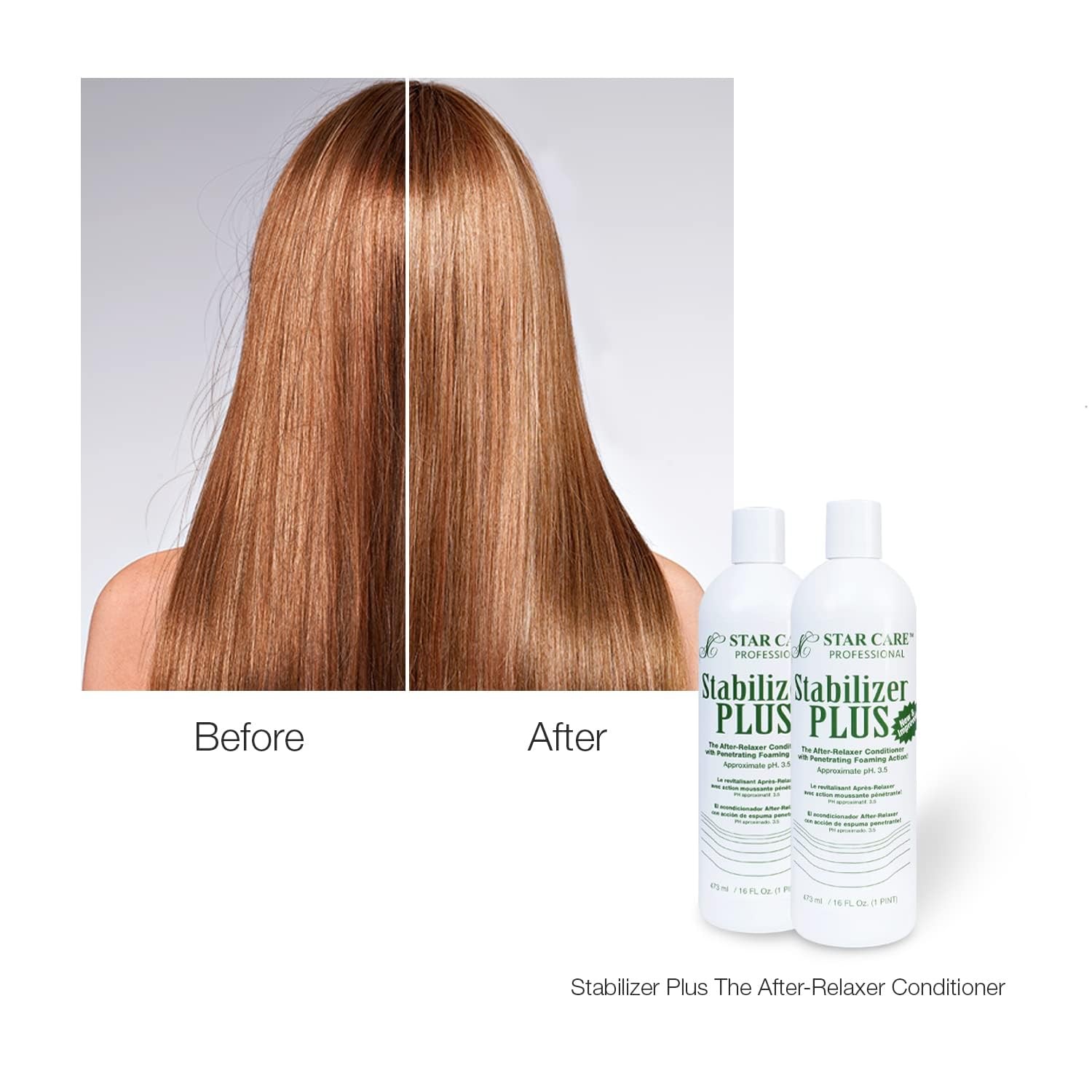 STAR CARE Stabilizer Plus The After-Relaxer 16 Fl Oz (Pack of 2), CLEAR