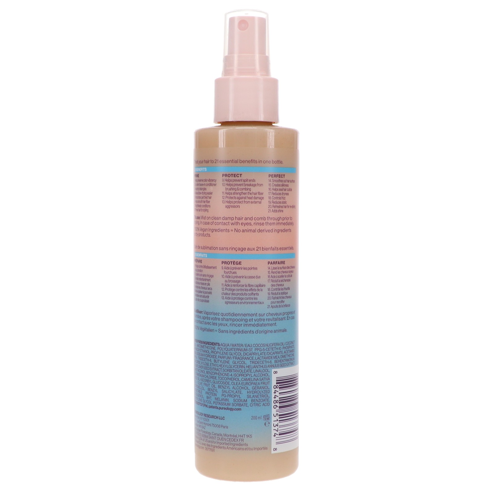 Pureology Color Fanatic 21 Essential Benefits Multi-Tasking Leave-In Spray 6.7