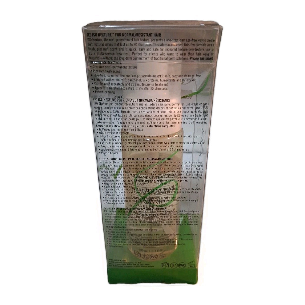 ISO Nexture Semi-Permanent Texturizing Treatment 6.7oz New NIB Discontinued NOS