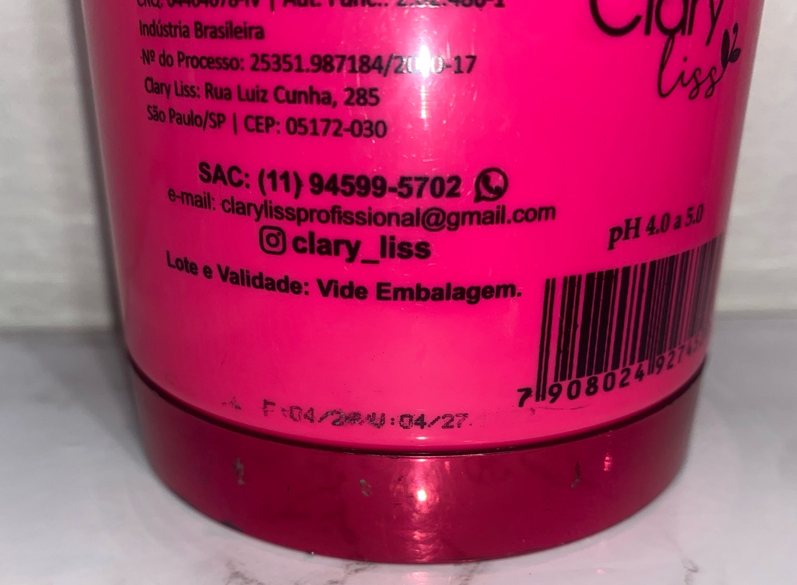 Pink Ruby- Professional Organic Straightening Shampoo 1liter