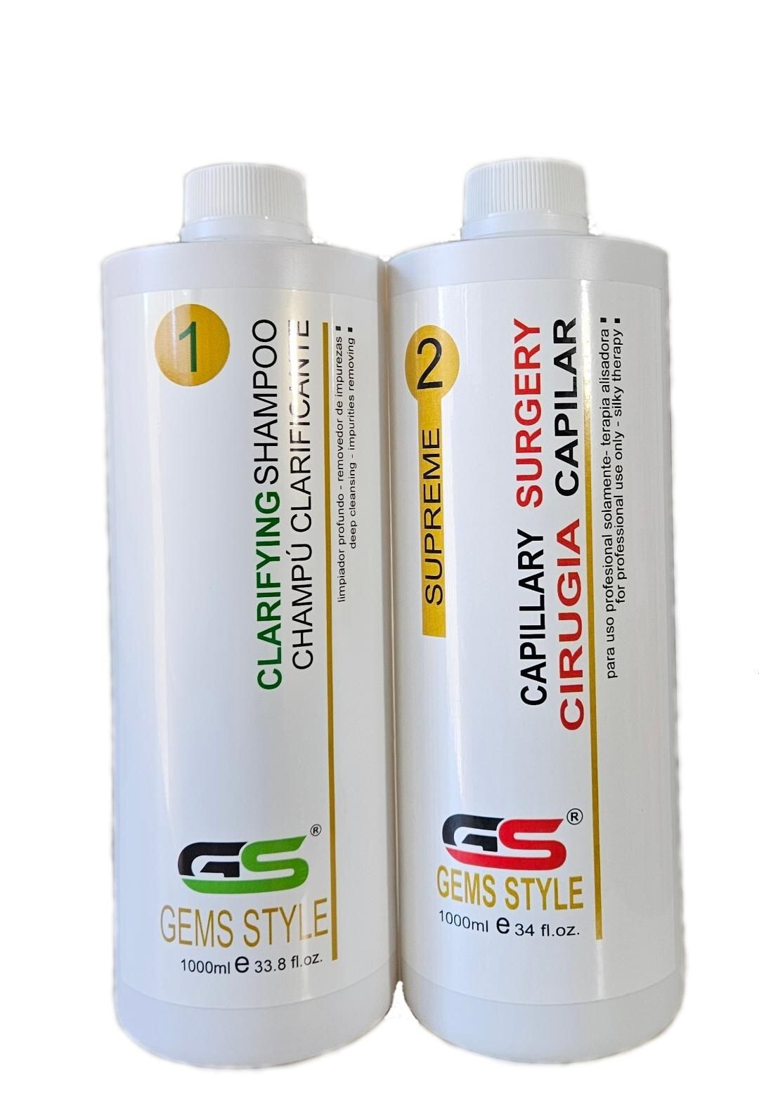 GS Supreme Hair Surgery for All types of Hair Cirugia Capilar 1000ml/34oz Green