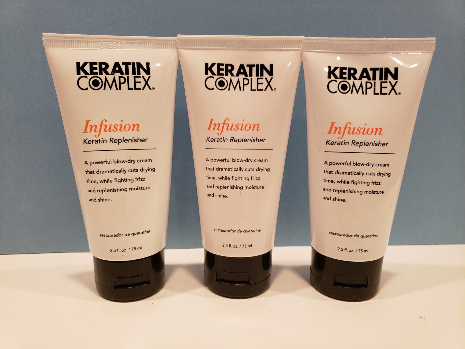 Keratin Complex ~ Lot of 3 ~ Infusion Keratin Replenisher ~ 2.5 @ 3 ~ NEW