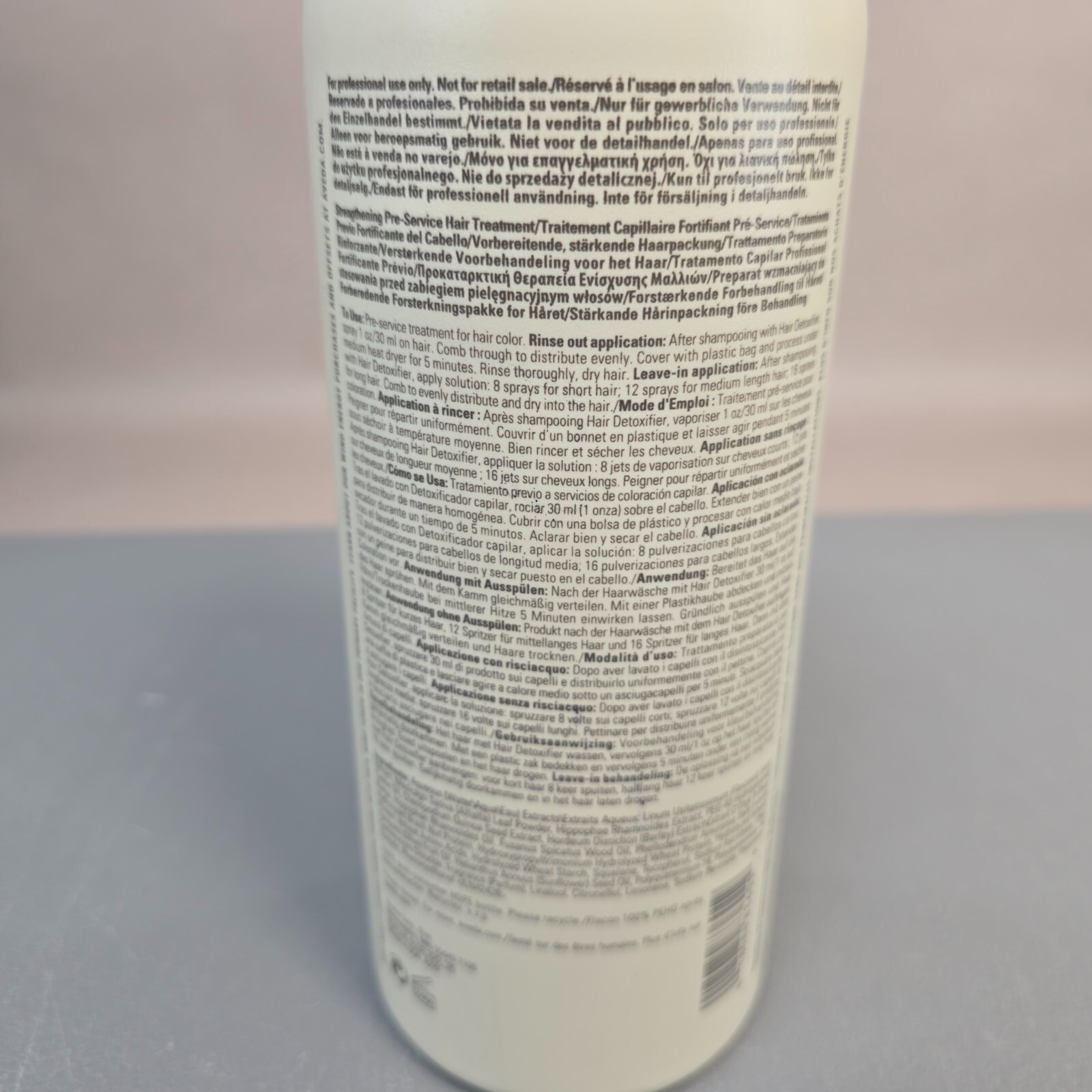Aveda Damage Remedy Equalizing Solution 33.8 Oz 1L Professional Use Treatment