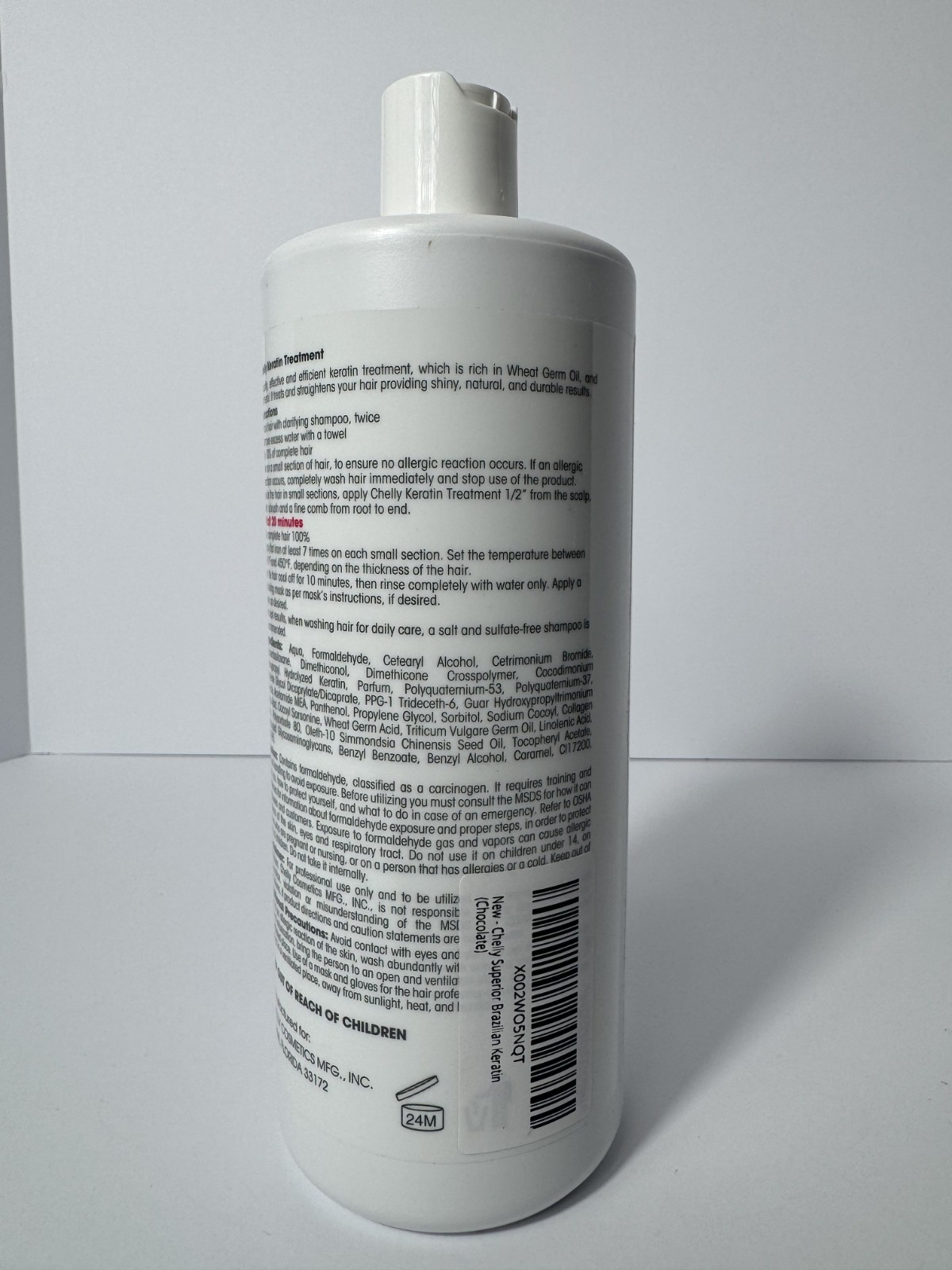 Chelly Superior Brazilian Keratin Treatment 32oz Professional Hair Smoothing