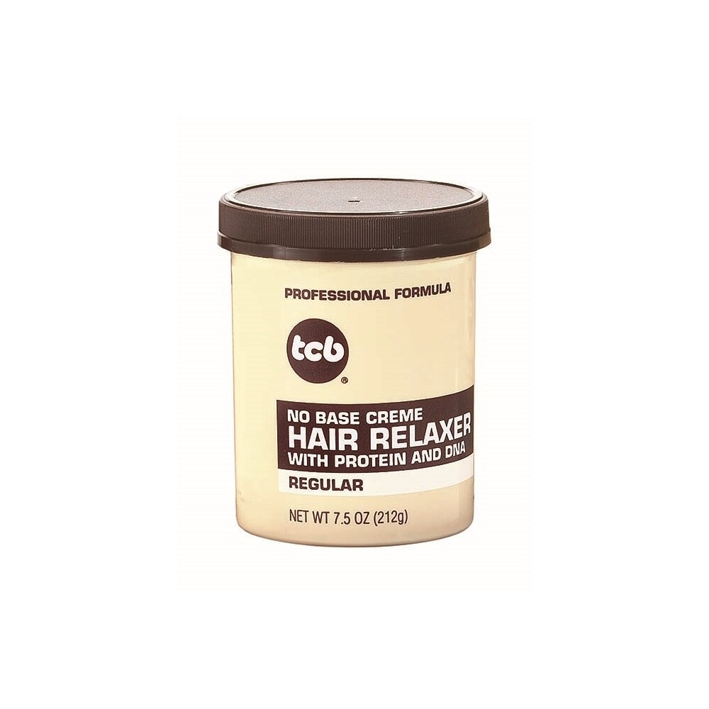 TCB Professional Formulas No Base Creme Hair Relaxer – 7.5 oz (212 g) – Regular