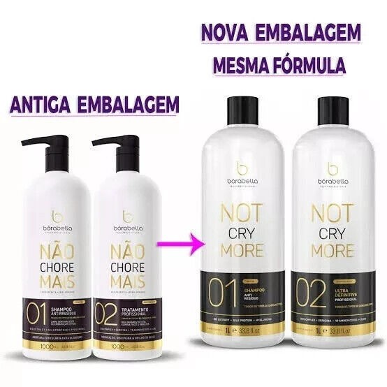 Borabella Don’t Cry Anymore Kit Tratamento Profissional Brasileiro de Queratina