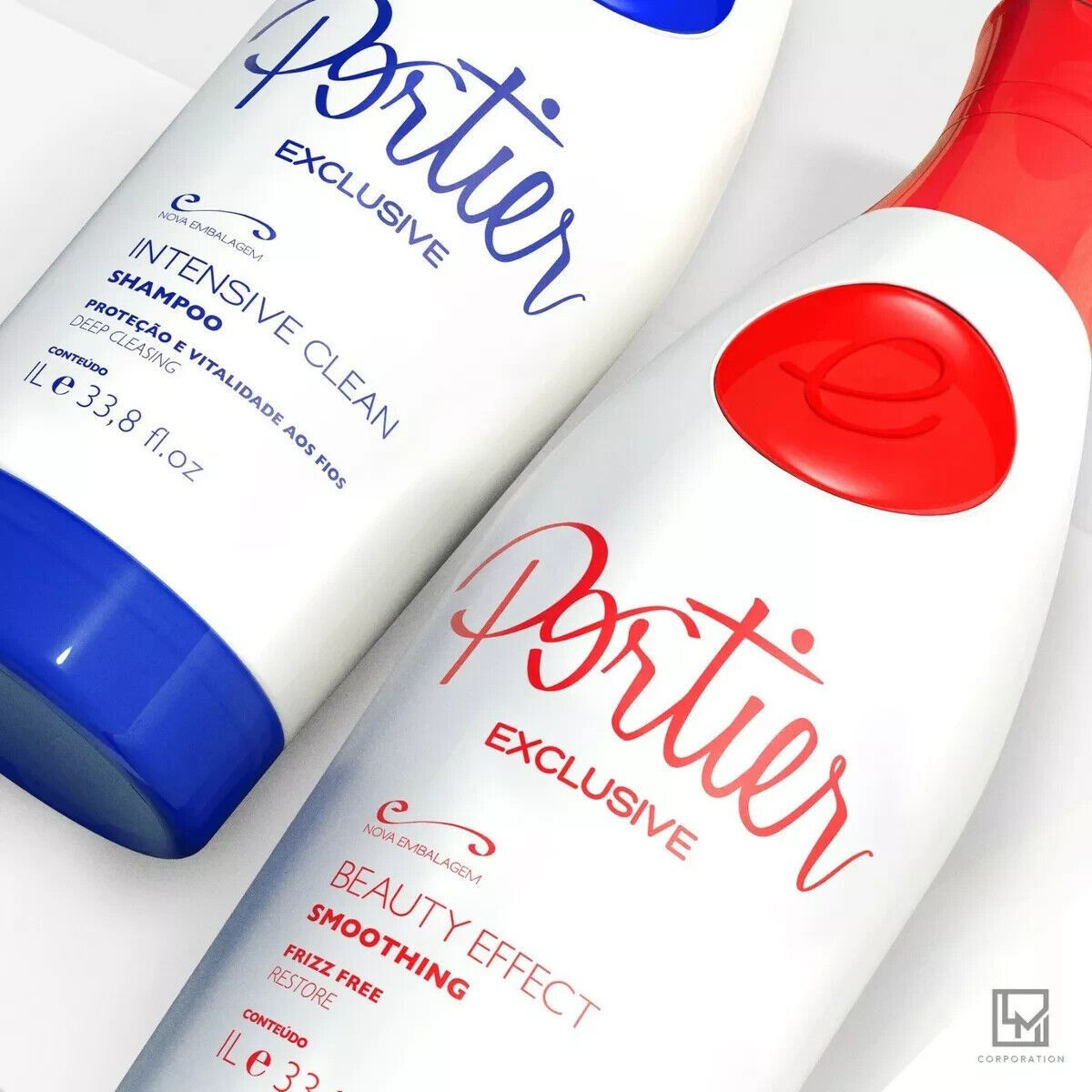Portier Exclusive – Professional Treatment 2x1L/33.8 fl.oz Keratin Of Brazilian