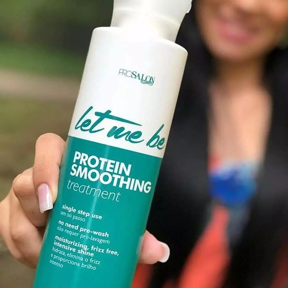 2x Let Me Be ProSalon Single Step Use Protein Smoothing Treatment 35oz/1000ml