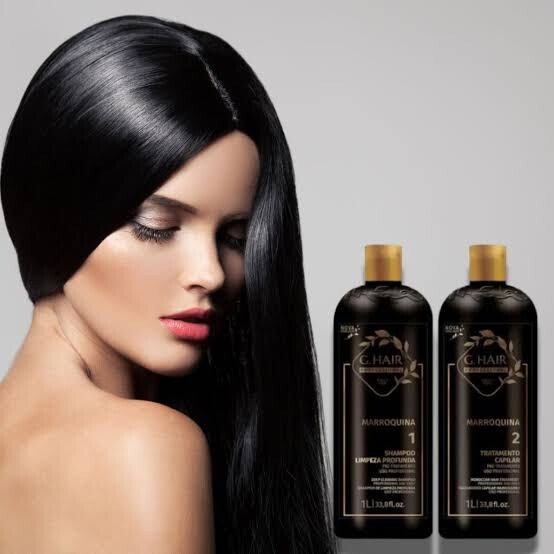 Moroccan G.Hair Progressive / Hair Smooth, Hydrated and Shiny / Kit 2x1L/33.8oz