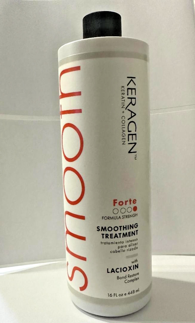 Keragen Keratin Treatment Forte Keratin Treatment, salt-free shampoo . oil
