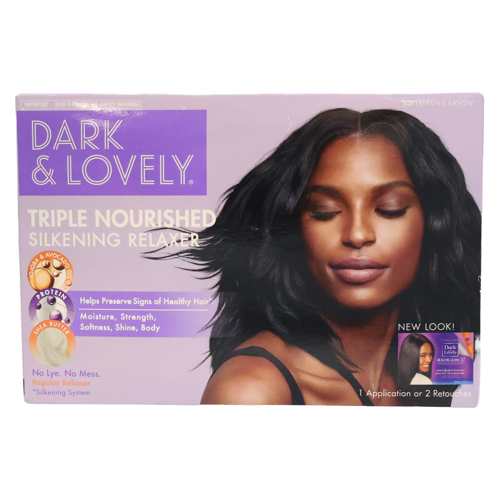 Dark and Lovely Healthy Gloss Relaxer Nolye Regular|Case of 6