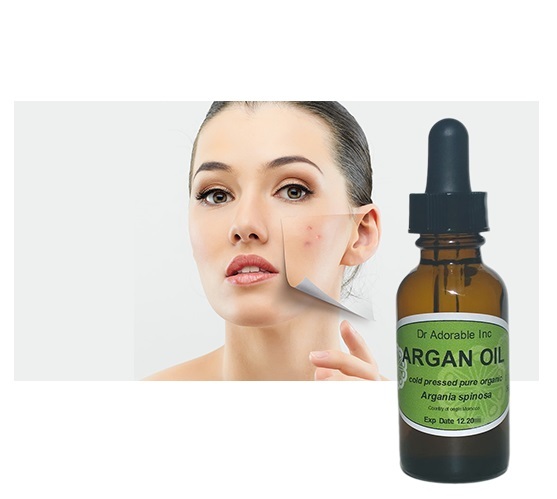 100% Pure Organic Moroccan Argan Gold Oil 1 oz for Face, Hair, Body and Nails