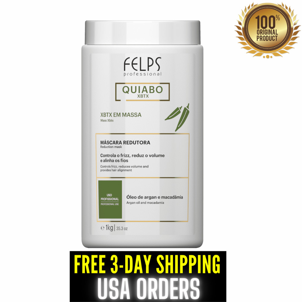 Felps XBTX em OKRA MASSA Cream Smoothing Treatment 1kg 35.3 Oz