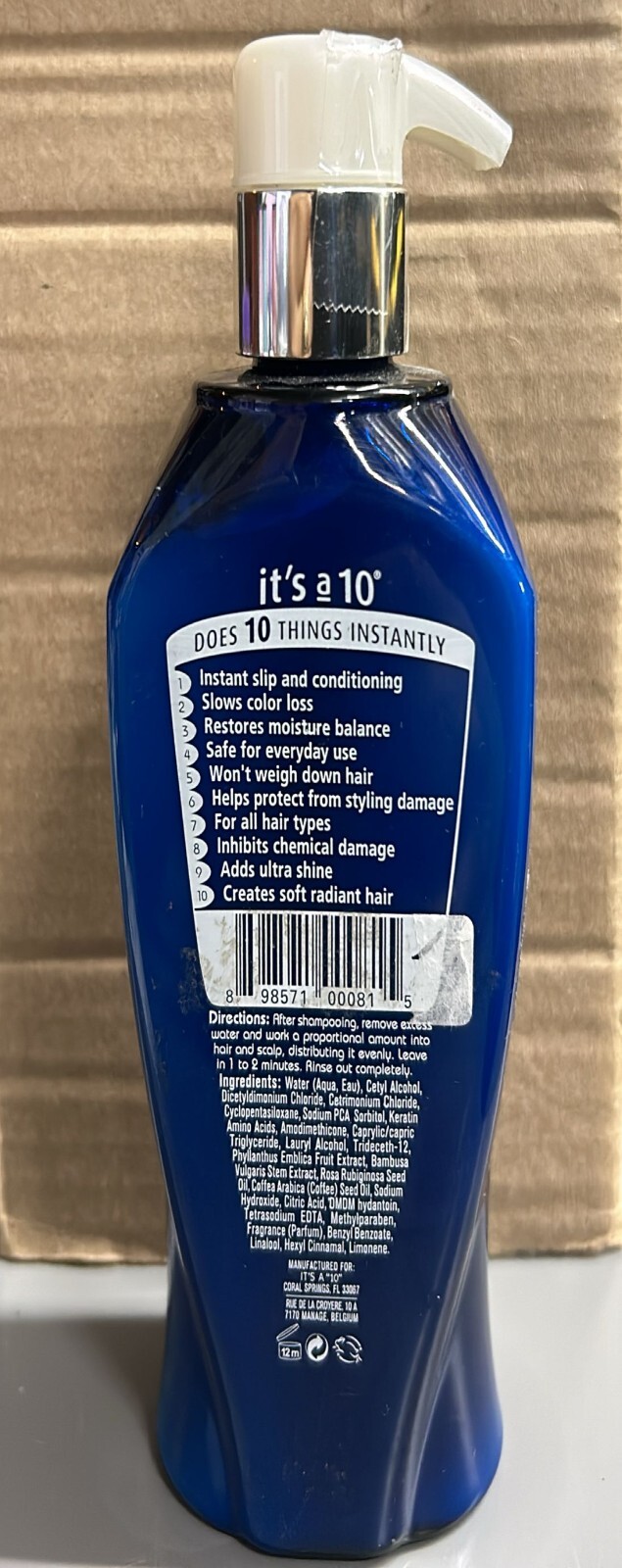 It’s A 10 Potion 10 Miracle Repair Daily Conditioner 10 Oz (B7)