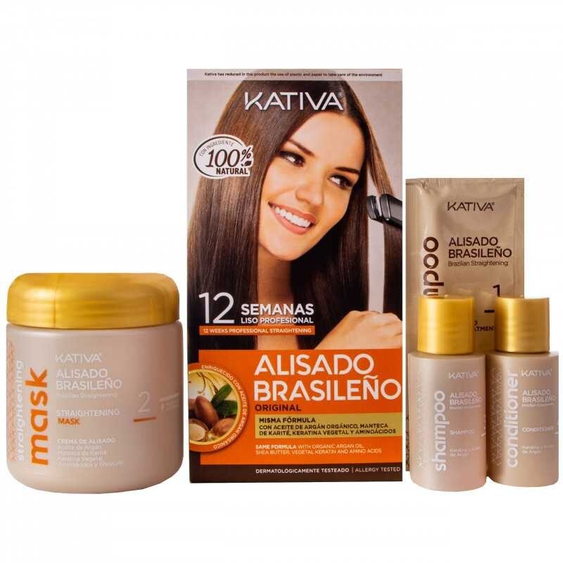 Kativa Keratin and Argan Oil Brazilian Straightening KIT