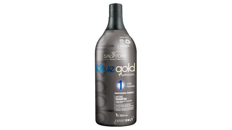Salvatore Blue Gold Premium Brazilian Keratin Treatment Progressive Brush 2x1L