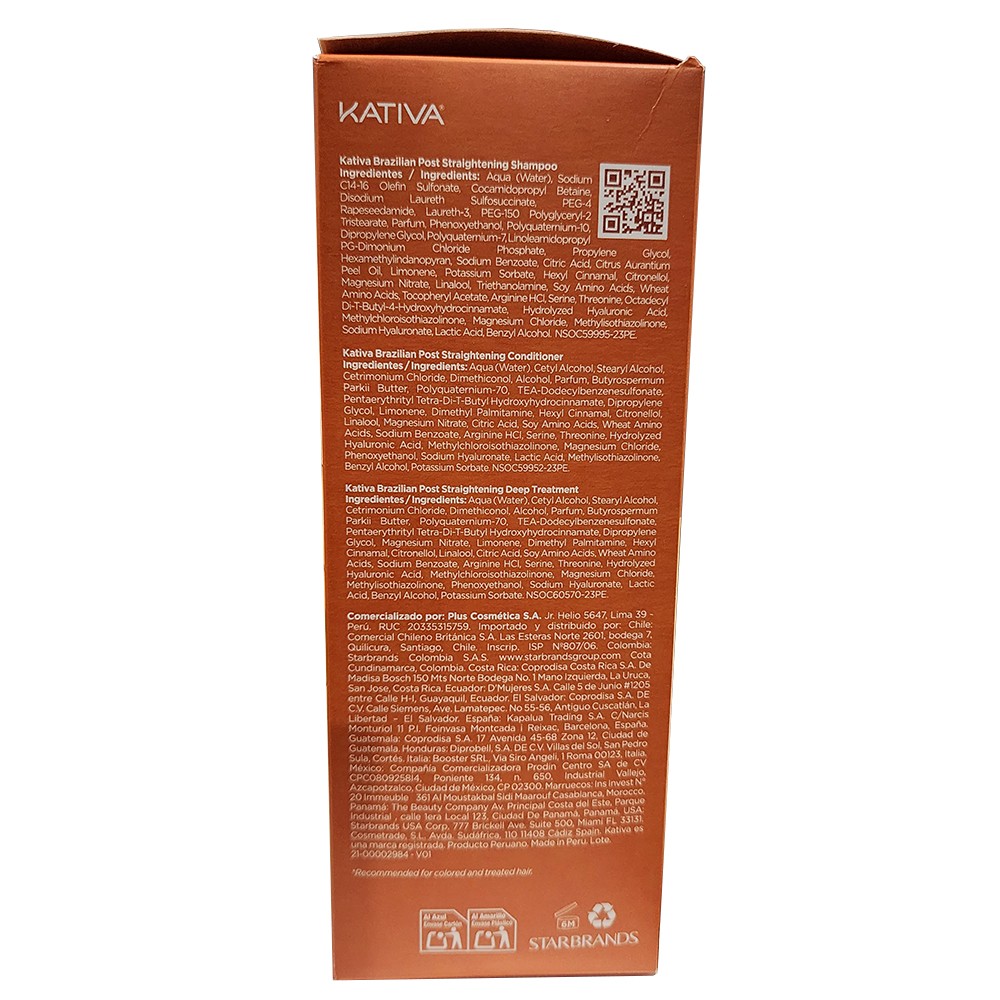 KT POST ALI KIT X3 Formaldehyde-Free Keratin Hair Straightening Treatment