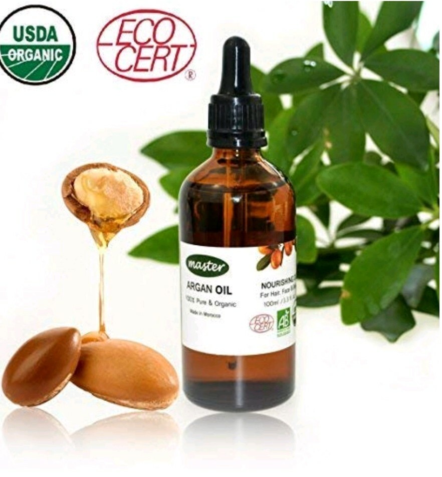 master argan oil 100% pure organic for Hair , Face, Body 120ml / 4 FL Oz