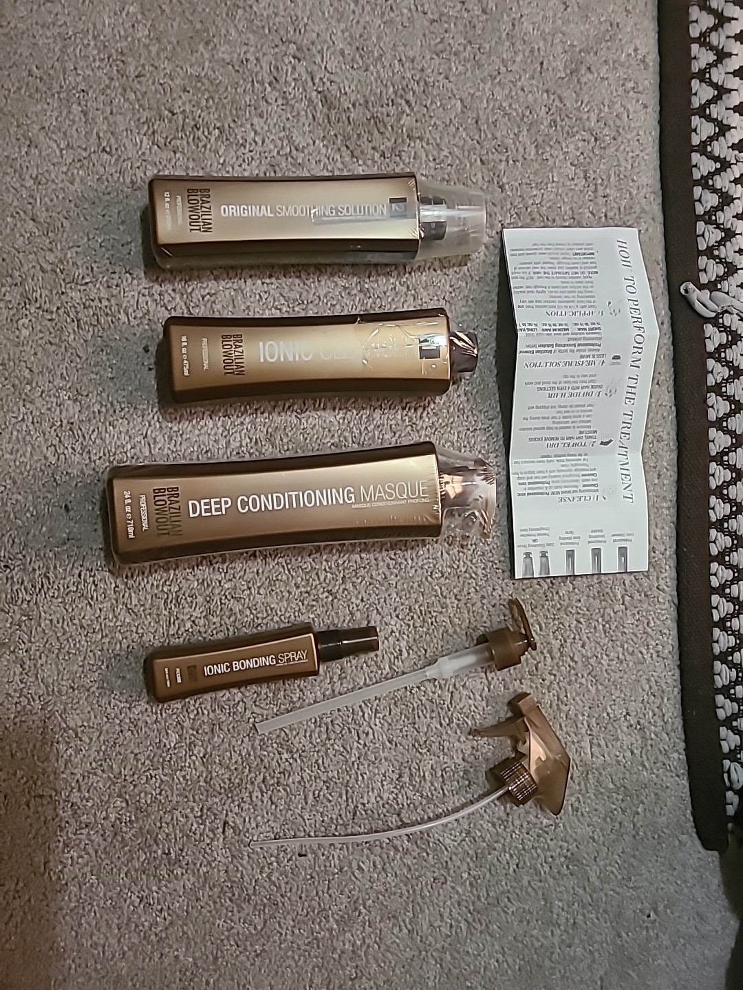 Brazilian Blowout 1,2,3 And Deep Conditioning Masque