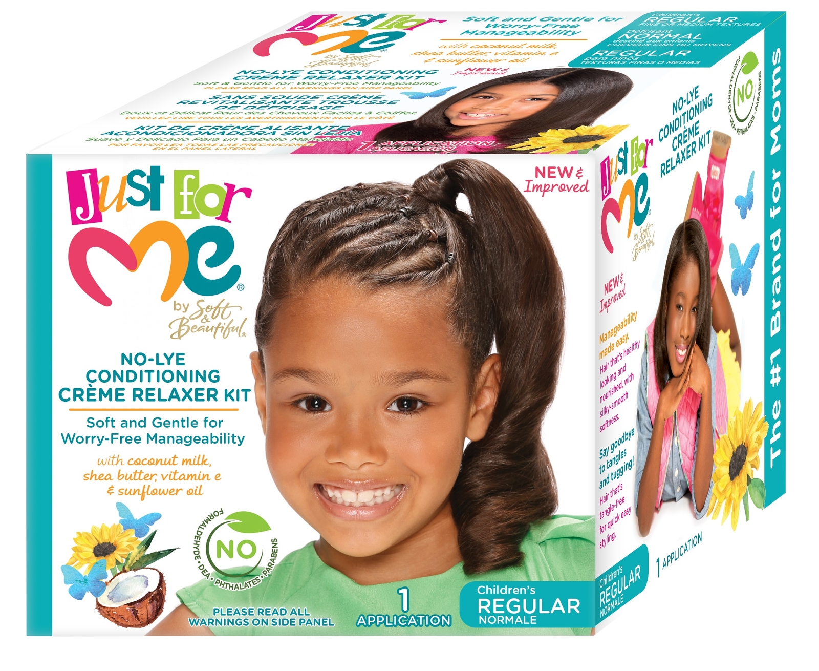 Just for Me Conditioning Creme Relaxer – 1 application – Regular