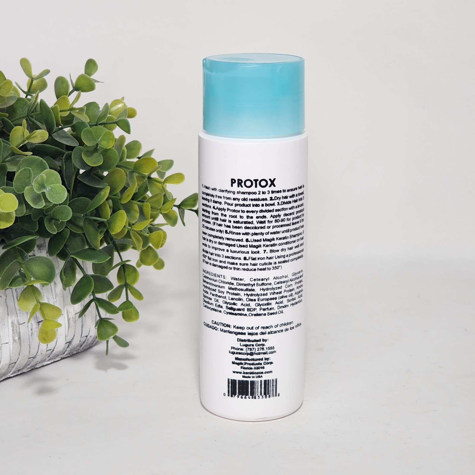 Magik Keratin Protox Controls Frizz Hair Hydrating Paraben Free 8 oz