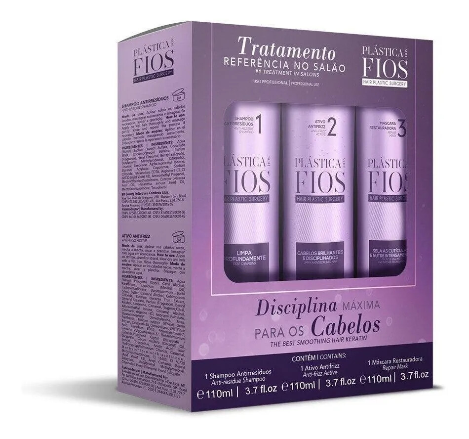 Brazilian Hair Treatment Cadiveu Plastica Dos Fios Kit Home Care you choose kit