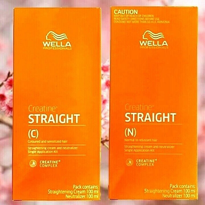 Wella Hair Straightening Cream Formula (N) for Normal Hair (C) for Colored Hair