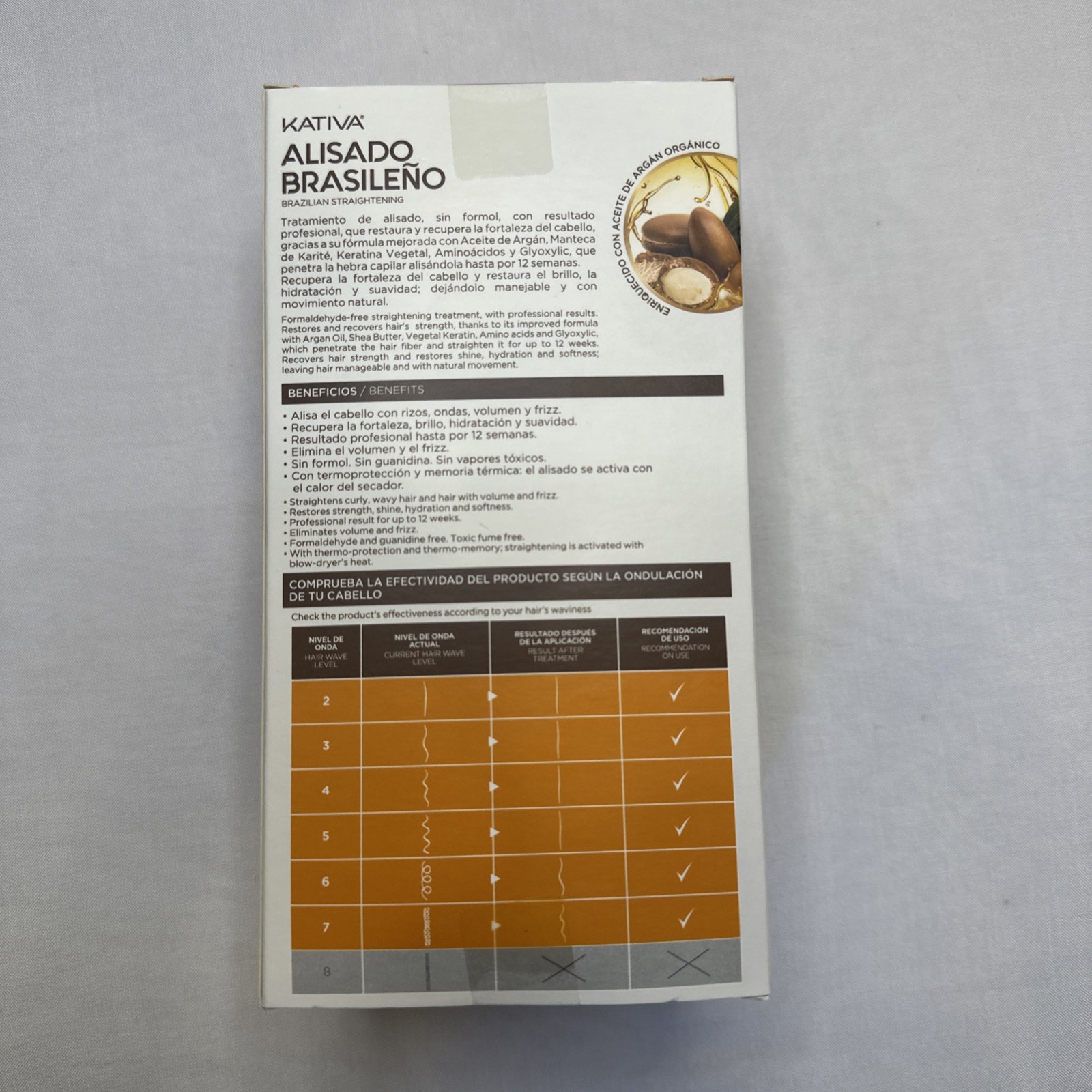 Kativa Brazilian Straightening Kit 12 Weeks of Home Use Professional Keratin