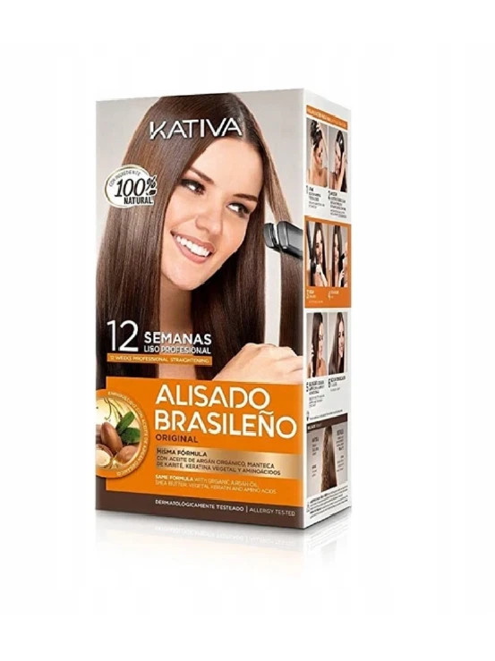 KATIVA – Keratin And Argan Oil Brazilian Straightening Kit