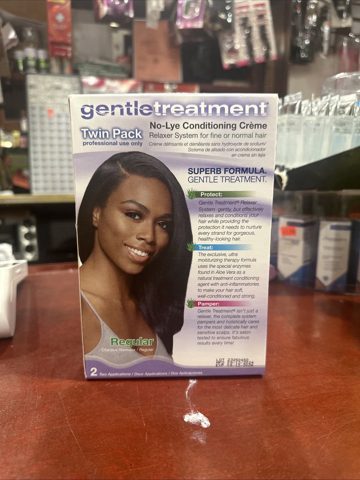 Gentle treatment Conditioning Relaxer System Twin Pack Regular(2 Application)