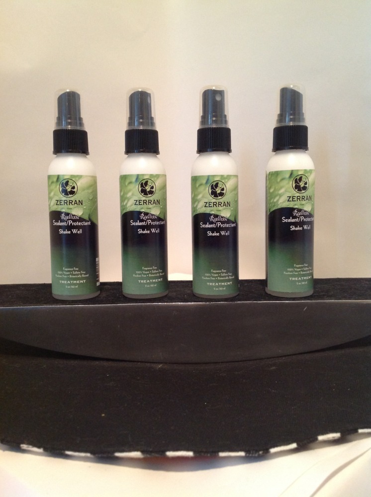 LOT OF 4 Zerran RealLisse sealant/Protectant 2 oz