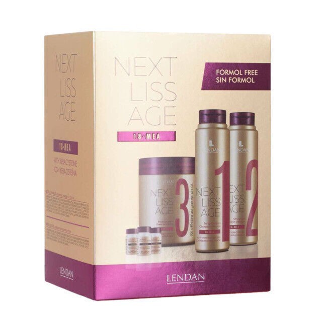 Lendan Next Liss Age Pack Profesional Straightening With Kera-Cysteine Without