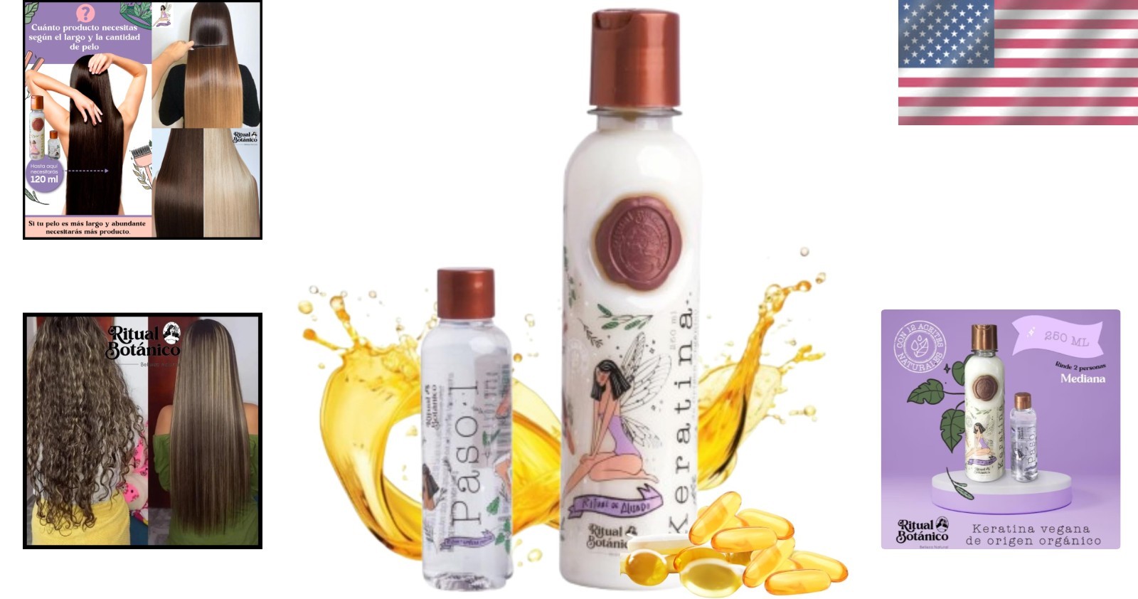 RITUAL BOTANICO Organic Keratin 250 ML – 12 Oils for Brilliantly Smooth Hair