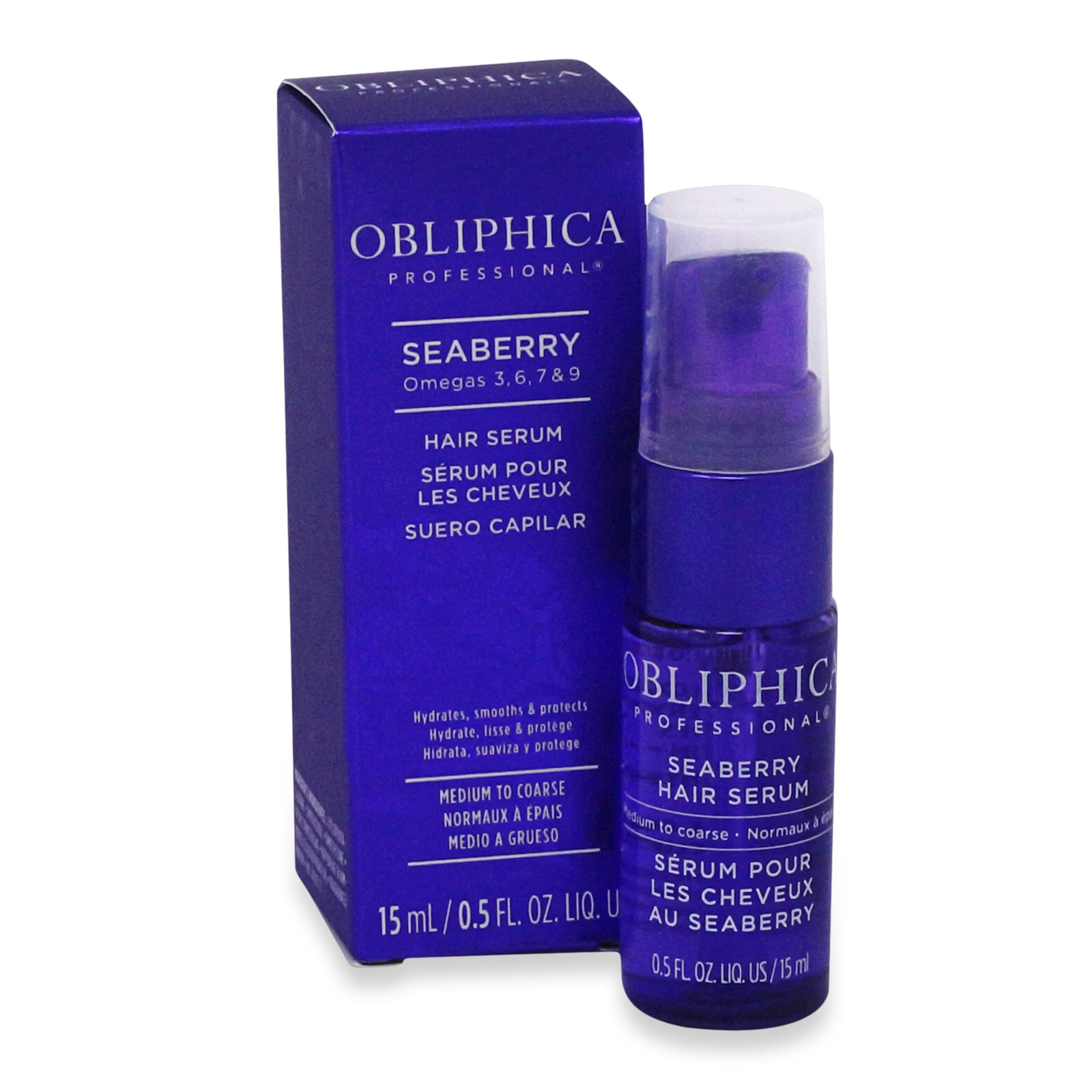 Obliphica Seaberry Serum Medium to Coarse, 0.5 oz.