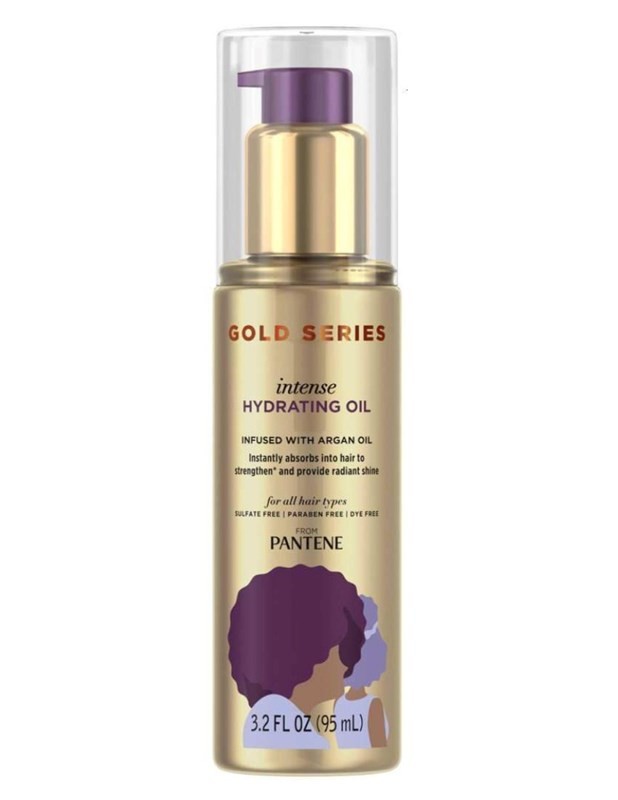 (2 PACK) Pantene Gold Series Intense Hydrating Oil 3.2 Ounce