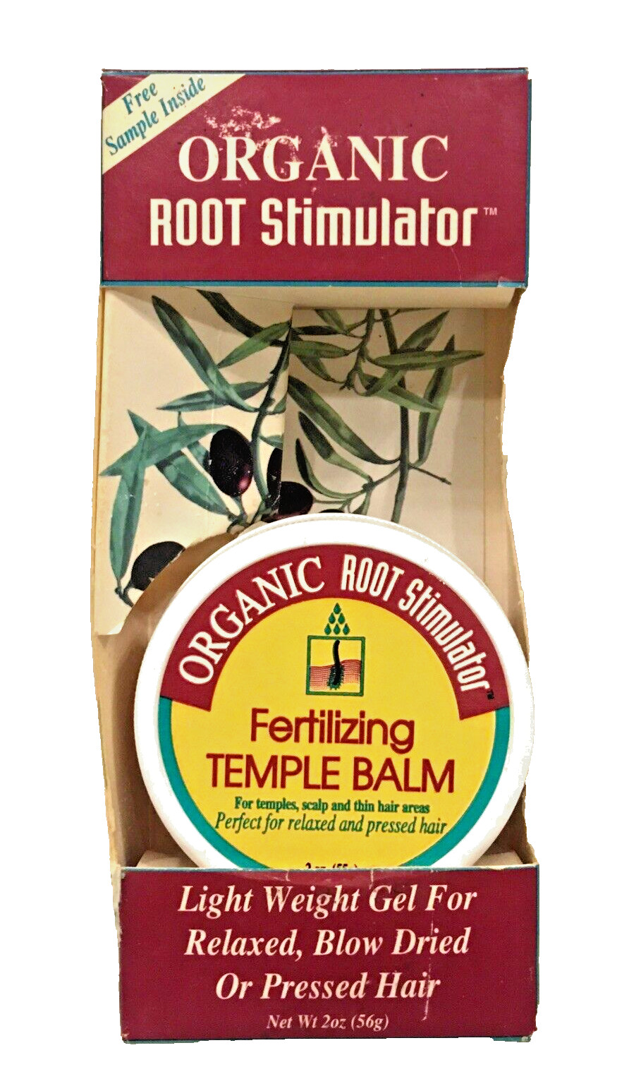 ORS Organic Root Stimulator Hair Restore Fertilizing Temple Balm 2 oz