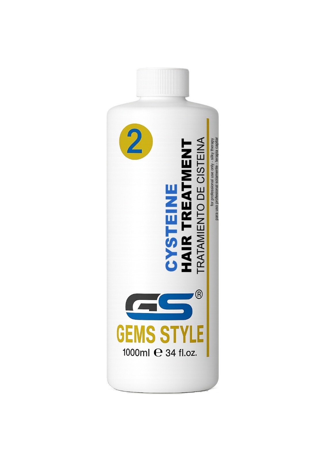 GS Gems Style Cysteine Hair Treatment – For Blonde Hair – 34oz / 1000ml