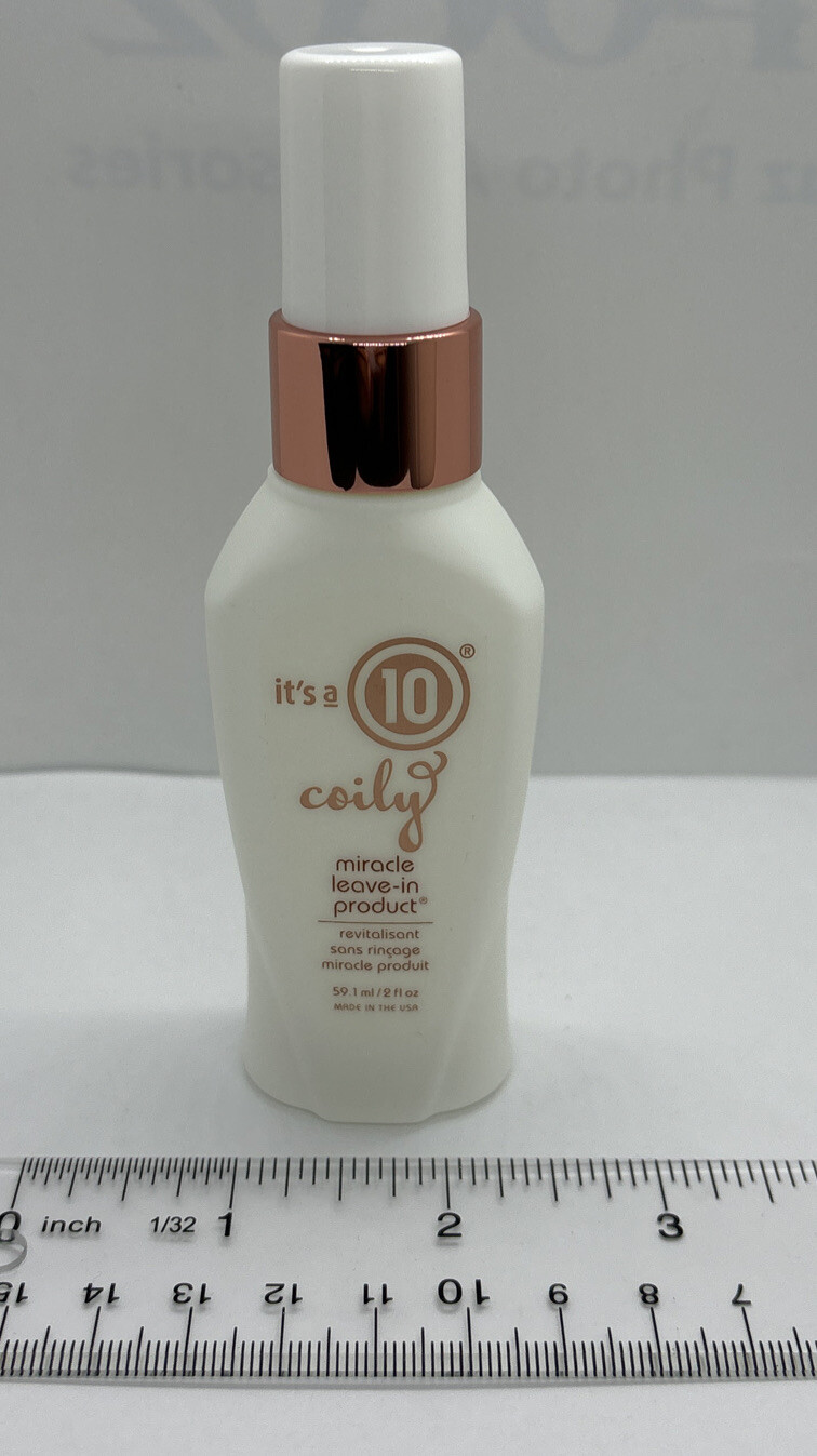 NEW It’s A 10..COILY Miracle Leave-In Hair Product Travel Size 59ml/2oz AUTHNTIC