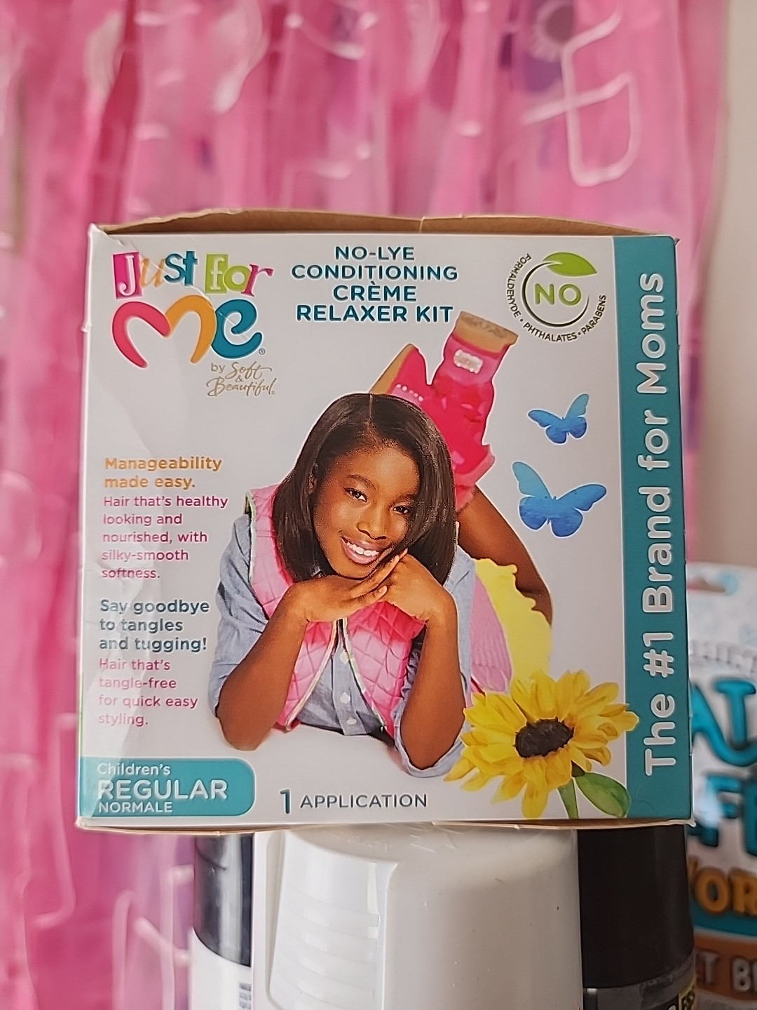 Just For Me No-Lye Regular Conditioning Creme Relaxer Kit 2027 Exp Children’s
