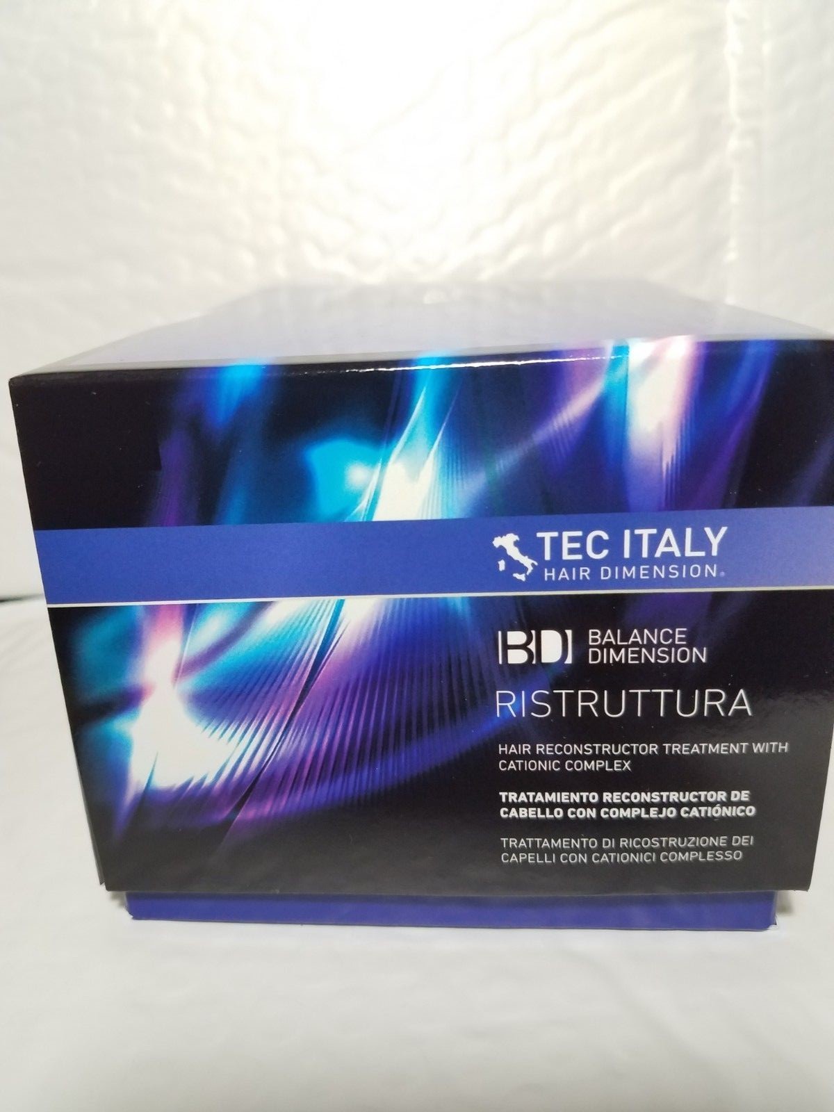 TEC ITALY RISTRUTTURA RECONSTRUCTOR TREATMENT WITH CATIONIC COMPLEX 12 AMPOL.