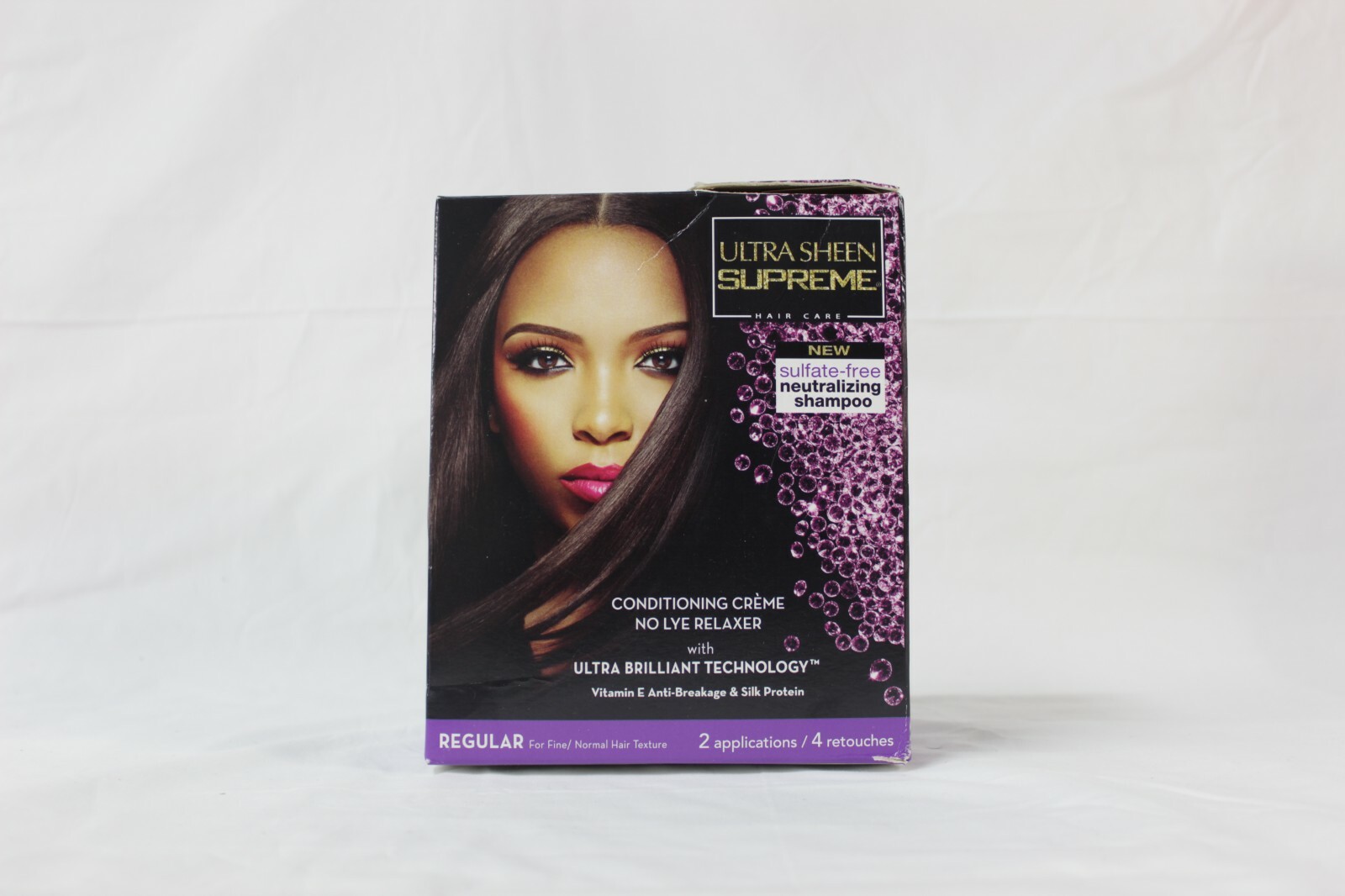 Ultra Sheen Supreme Relaxer Kit – 2 applications or 4 retouches – Regular