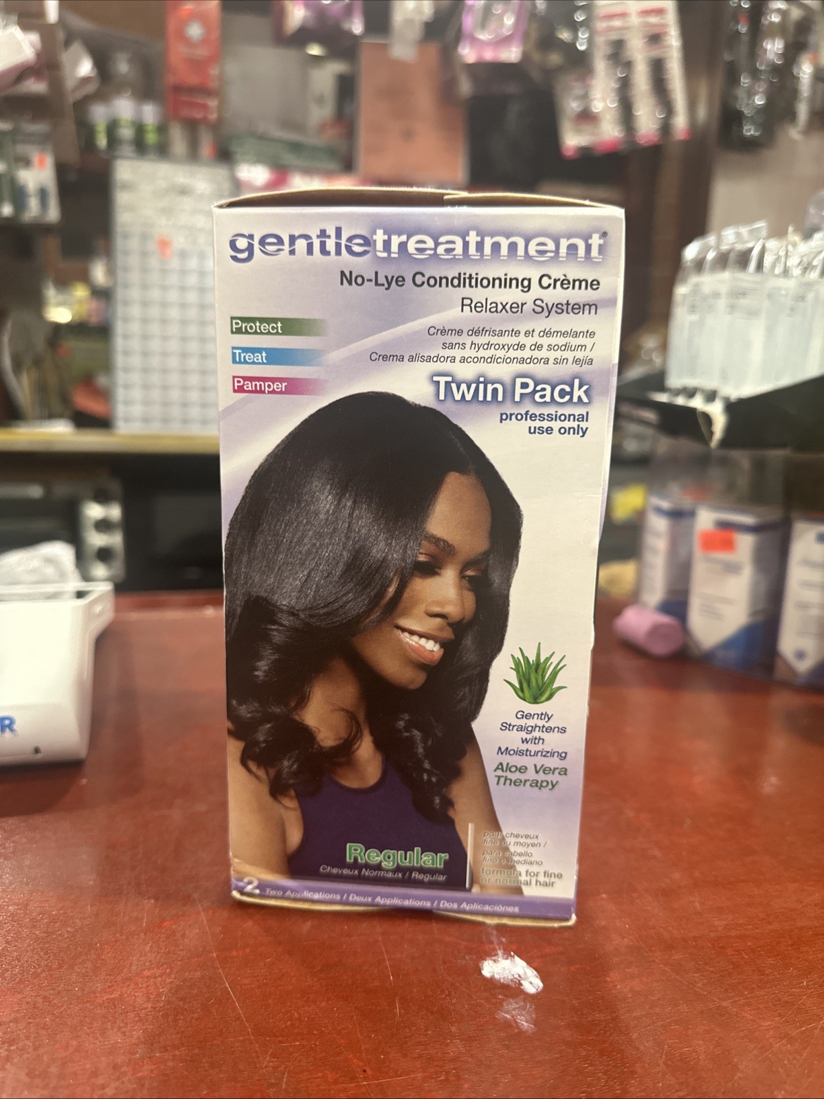 Gentle treatment Conditioning Relaxer System Twin Pack Regular(2 Application)