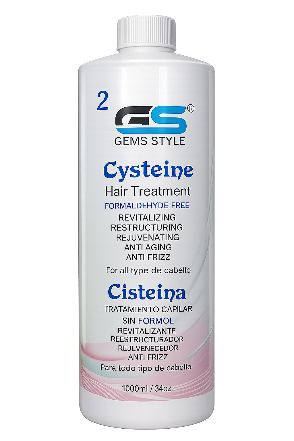 GS Cysteine Hair Treatment – GREEN CREAM – for All Hair Type 1000ml/34oz