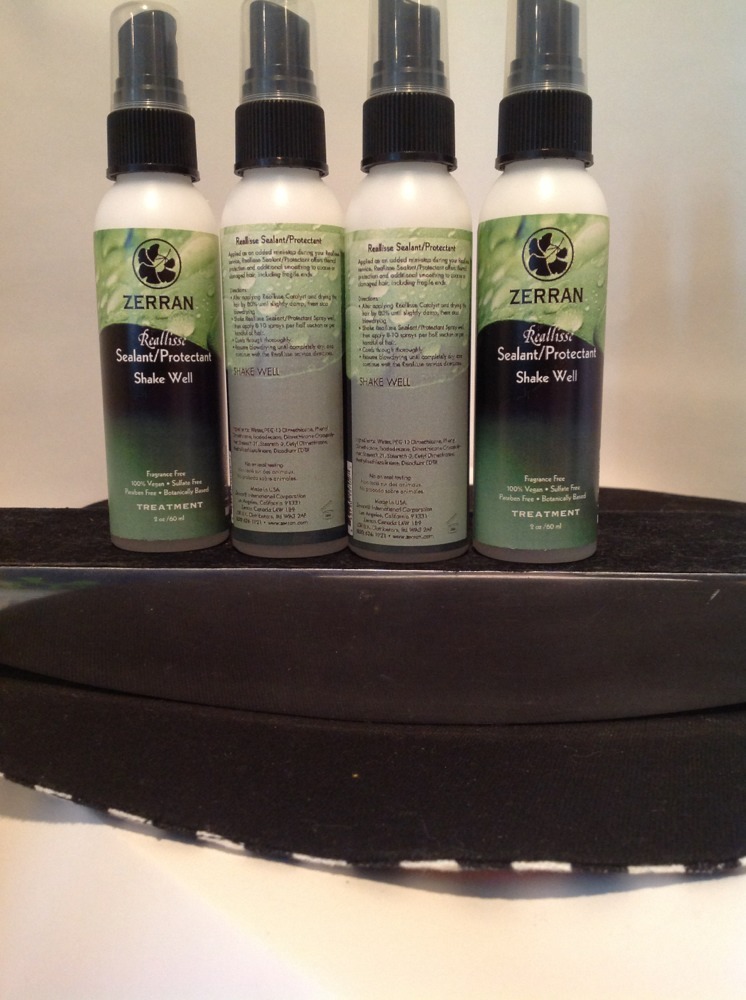 LOT OF 4 Zerran RealLisse sealant/Protectant 2 oz
