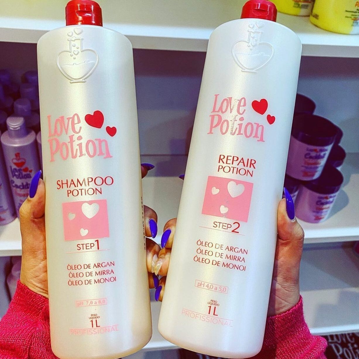 Brazilian Keratin Love Potion Repair Kit (Includes Shampoo + Repair Formula)