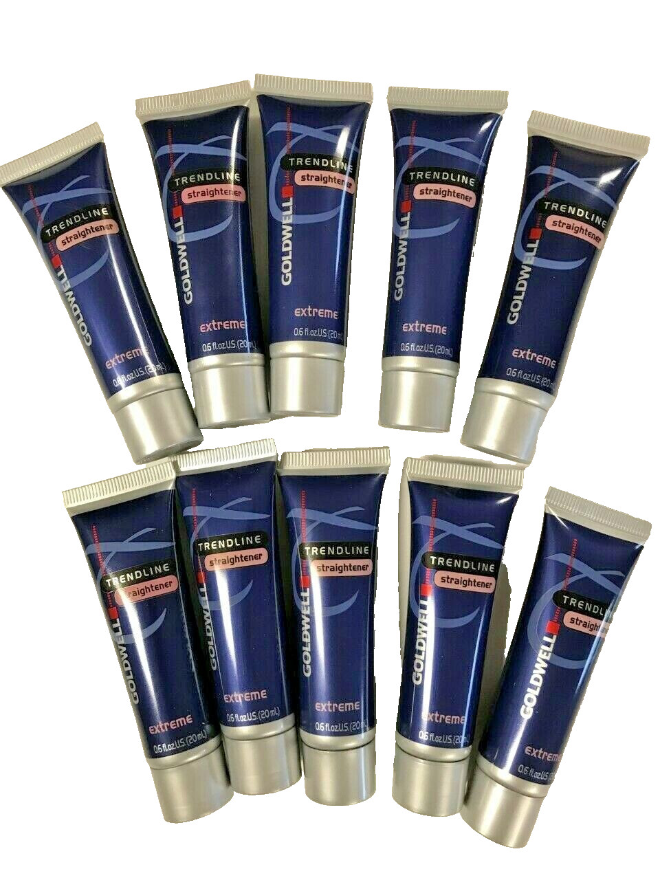 Lot 10 Goldwell Trendline Straightener Extreme Hair Care .6oz Tube Travel Size